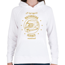 PRINTFASHION A legnagyobb motorosok - Suzuki - Női kapucnis pulóver - Fehér női pulóver, kardigán