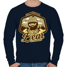 PRINTFASHION A lényeg - Férfi pulóver - Sötétkék férfi pulóver, kardigán