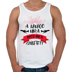 PRINTFASHION A levegő ura - Évszámmal - Férfi atléta - Fehér