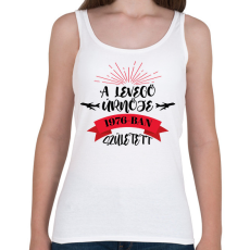 PRINTFASHION A levegő úrnője - Évszámmal - Női atléta - Fehér