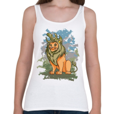 PRINTFASHION A leveli oroszlán - Női atléta - Fehér