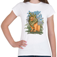 PRINTFASHION A leveli oroszlán - Női póló - Fehér női póló