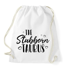 PRINTFASHION A makacs bika - Sportzsák, Tornazsák - Fehér tornazsák