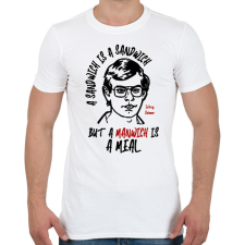 PRINTFASHION A manwich is a meal - Férfi póló - Fehér férfi póló