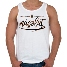 PRINTFASHION A másolat - iker - Férfi atléta - Fehér