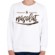 PRINTFASHION A másolat - iker - Gyerek pulóver - Fehér gyerek pulóver, kardigán