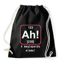 PRINTFASHION A meglepetés eleme  - Sportzsák, Tornazsák - Fekete tornazsák