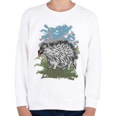 PRINTFASHION A méhészsün - Gyerek pulóver - Fehér