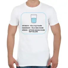 PRINTFASHION A mérnök szerint - Férfi póló - Fehér