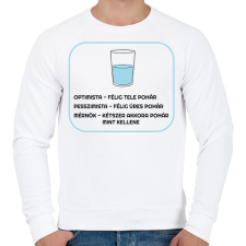 PRINTFASHION A mérnök szerint - Férfi pulóver - Fehér férfi pulóver, kardigán