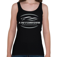 PRINTFASHION A mitsubishim nélkül - Női atléta - Fekete
