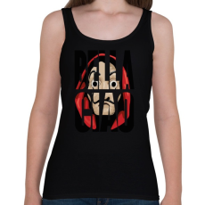 PRINTFASHION A nagy pénzrablás - Bella ciao  - Női atléta - Fekete