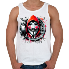 PRINTFASHION A nagy pénzrablás - La casa de papel - Férfi atléta - Fehér