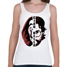 PRINTFASHION A Nagy Pénzrablás - Money Heist - La Casa de Papel - Női atléta - Fehér