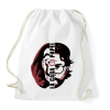 PRINTFASHION A Nagy Pénzrablás - Money Heist - La Casa de Papel - Sportzsák, Tornazsák - Fehér