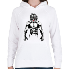 PRINTFASHION A.O.T. - Női kapucnis pulóver - Fehér