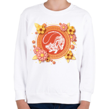 PRINTFASHION A patkány éve - Gyerek pulóver - Fehér gyerek pulóver, kardigán