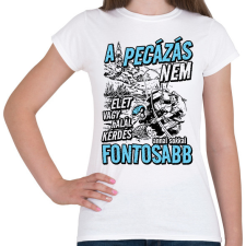 PRINTFASHION A pecázás nem élet vagy halál kérdése - Női póló - Fehér női póló