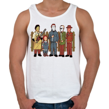 PRINTFASHION A pokol királyai - Férfi atléta - Fehér atléta, trikó