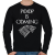 PRINTFASHION A puki közeleg - Férfi pulóver - Fekete