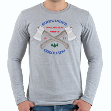 PRINTFASHION A ragyogás - Férfi hosszú ujjú póló - Sport szürke férfi póló