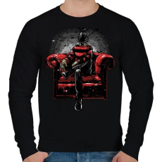 PRINTFASHION A rémálmod - Férfi pulóver - Fekete