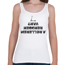 PRINTFASHION A rollerem rendben van? - Női atléta - Fehér női trikó