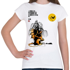 PRINTFASHION A sárkány kémleli az eget - Női póló - Fehér női póló
