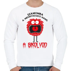 PRINTFASHION A sikolyod - Férfi pulóver - Fehér