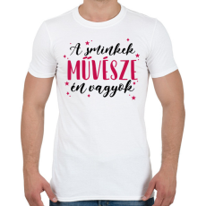 PRINTFASHION A sminkek művésze - Férfi póló - Fehér