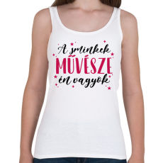 PRINTFASHION A sminkek művésze - Női atléta - Fehér