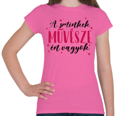PRINTFASHION A sminkek művésze - Női póló - Rózsaszín