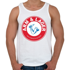 PRINTFASHION A sör ereje - Férfi atléta - Fehér atléta, trikó