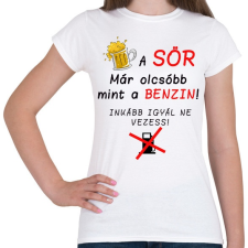 PRINTFASHION A SÖR OLCSÓBB - Női póló - Fehér női póló