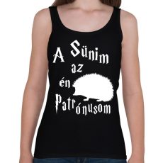 PRINTFASHION A Sünim az én Patrónusom - Női atléta - Fekete