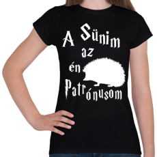 PRINTFASHION A Sünim az én Patrónusom - Női póló - Fekete