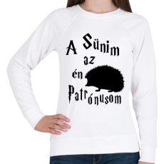 PRINTFASHION A Sünim az én Patrónusom - Női pulóver - Fehér