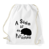 PRINTFASHION A Sünim az én Patrónusom - Sportzsák, Tornazsák - Fehér