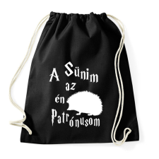 PRINTFASHION A Sünim az én Patrónusom - Sportzsák, Tornazsák - Fekete tornazsák