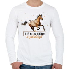 PRINTFASHION A szabadság - Férfi hosszú ujjú póló - Fehér