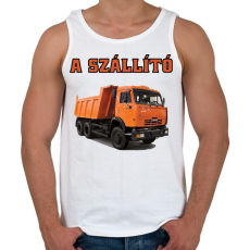 PRINTFASHION a szállító3 - Férfi atléta - Fehér