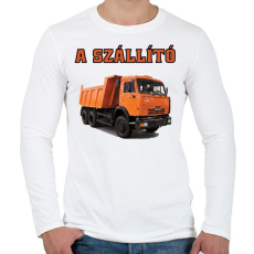 PRINTFASHION a szállító3 - Férfi hosszú ujjú póló - Fehér