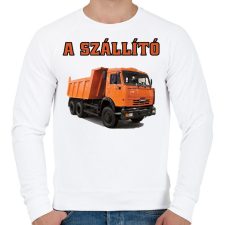 PRINTFASHION a szállító3 - Férfi pulóver - Fehér férfi pulóver, kardigán