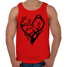 PRINTFASHION A szeretet fája - Férfi atléta - Piros atléta, trikó