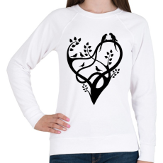 PRINTFASHION A szeretet fája - Női pulóver - Fehér