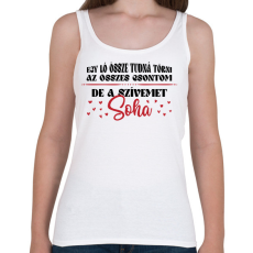PRINTFASHION A szívemet soha nem töri össze - Női atléta - Fehér