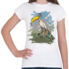 PRINTFASHION A szoknyás gém - Női póló - Fehér női póló