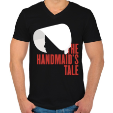 PRINTFASHION A szolgálólány meséje - Férfi V-nyakú póló - Fekete