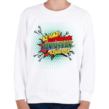 PRINTFASHION A szuperhősök júniusban születtek - Gyerek pulóver - Fehér gyerek póló