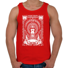 PRINTFASHION A szüzek törzse - Férfi atléta - Piros